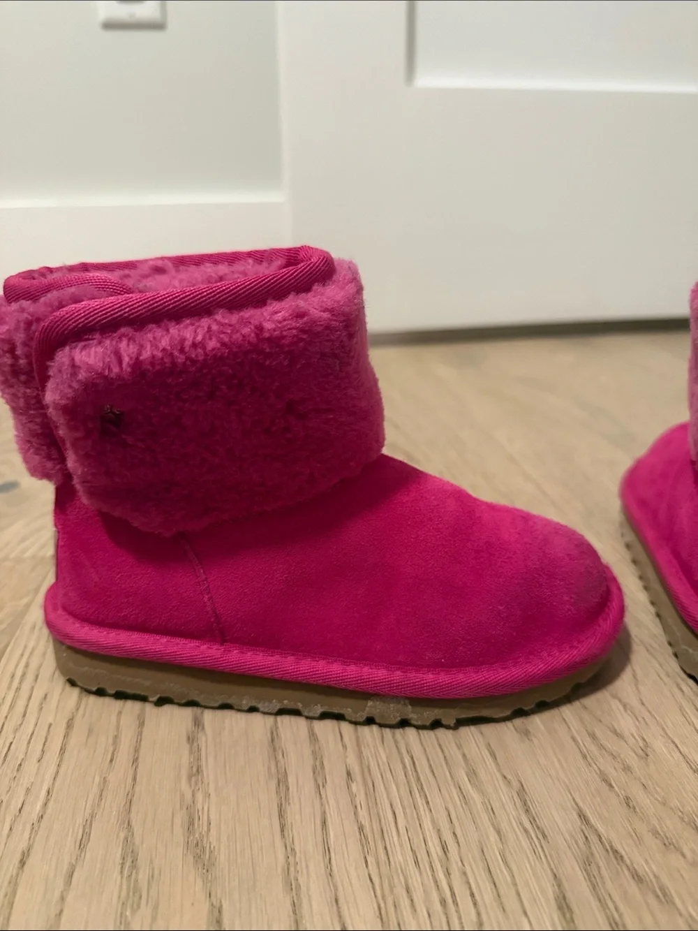 UGG Kids Fold-Down Boot - Hot Pink